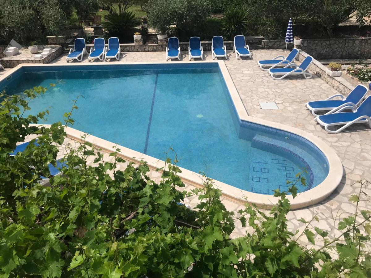 Spacious Bedroom For Two With Pool View - Pansion Hajduk กอร์จูลา ภายนอก รูปภาพ